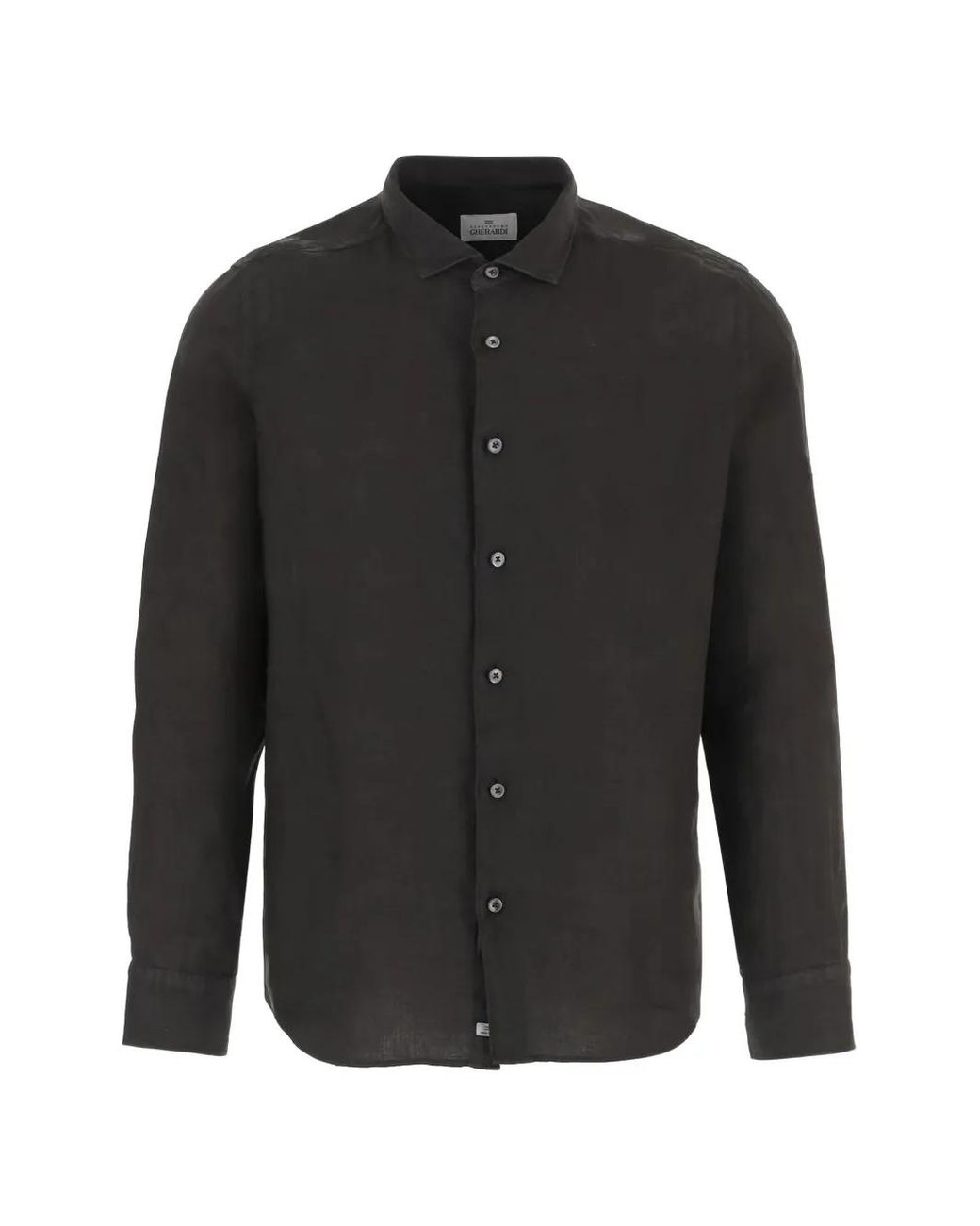 Alessandro Gherardi Black Long-Sleeve Button-Down Shirt for men