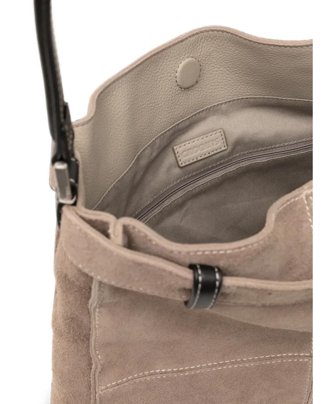 CROQUIS Natural Suede-Finish Buckled Shoulder Bag for men