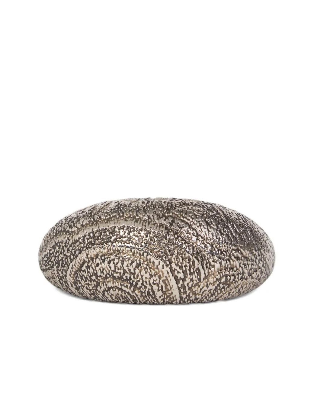 Etro Gray Paisley-Engraved Cuff Bracelet