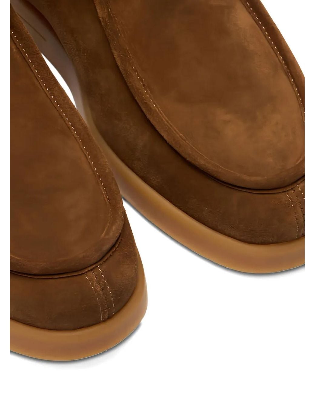 Casadei Brown Dami Passage Shearling-Trim Lace-Up Boots