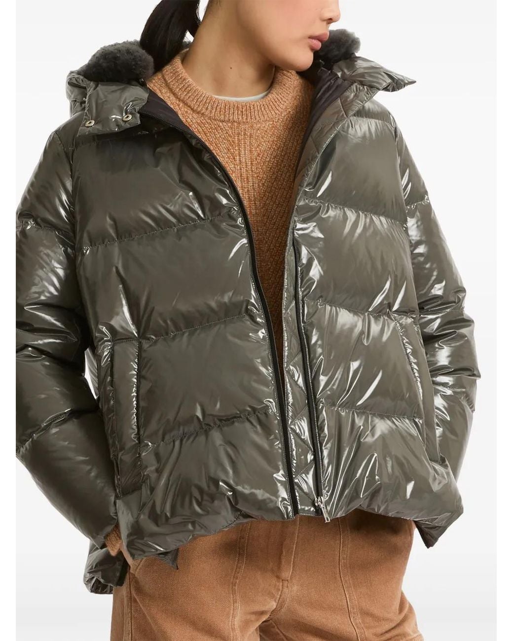 Yves Salomon Multicolor Duck-Down Padded Jacket