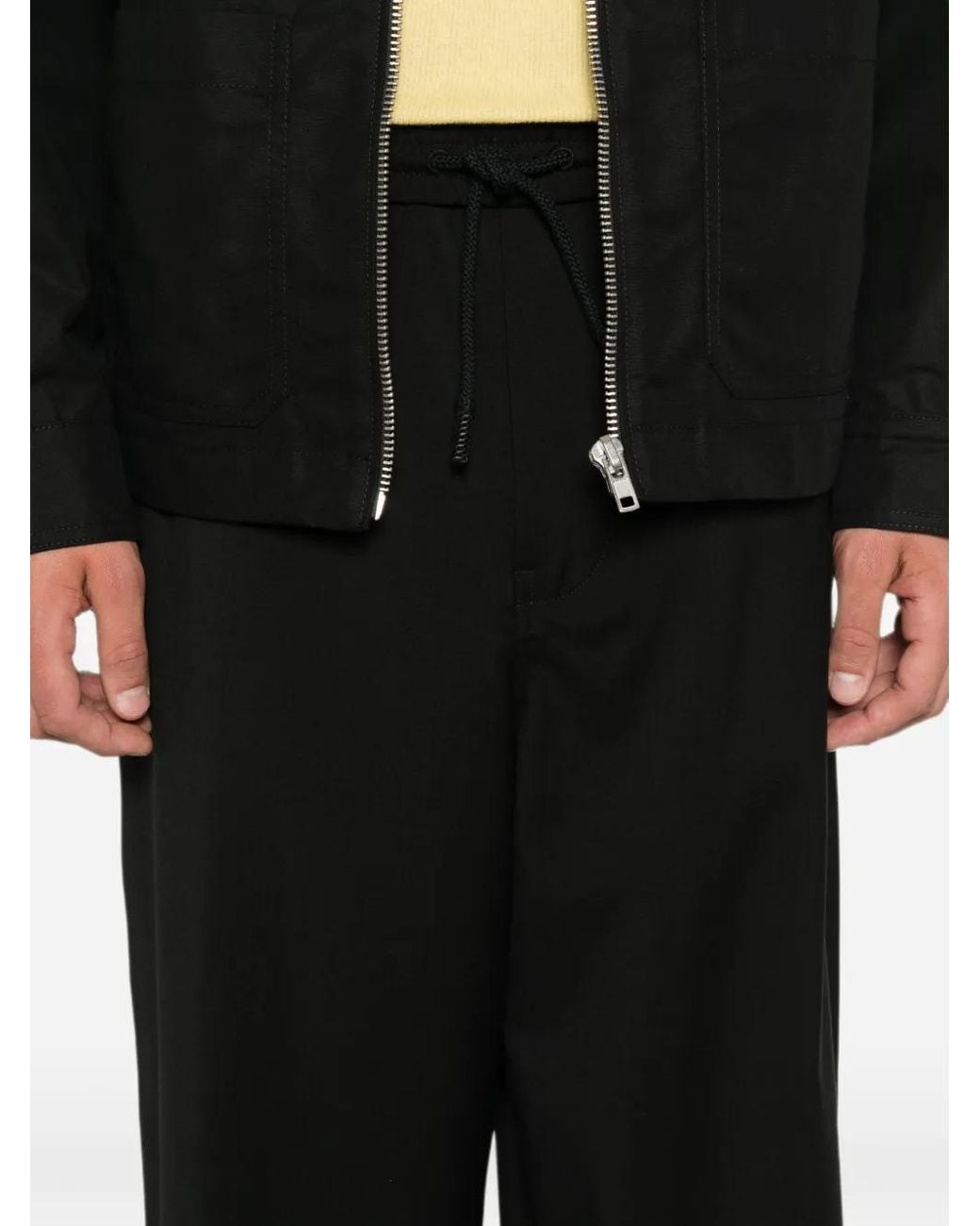 Loewe Black Wool Trousers for men
