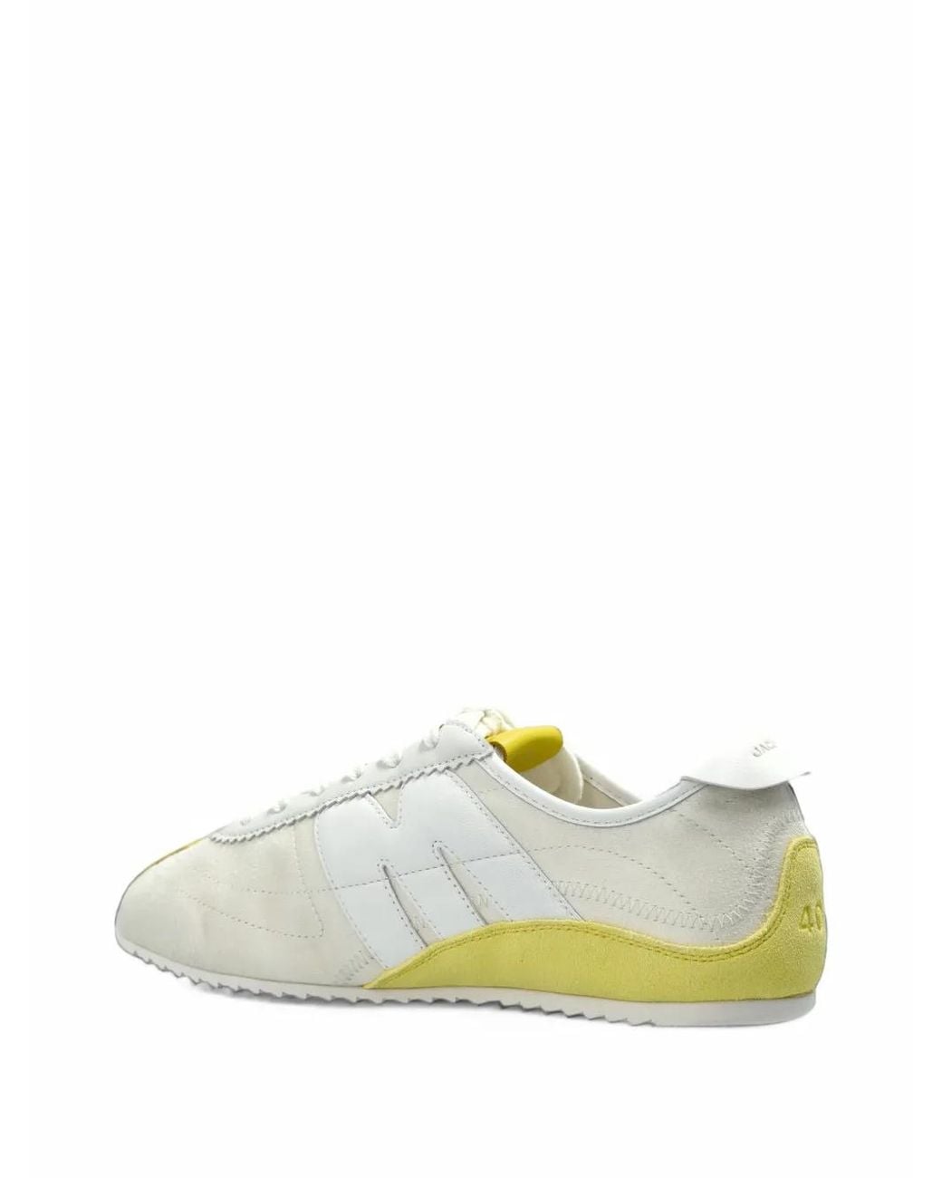 Marc Jacobs White The Brushed Satin 400 Bleecker Runner Sneakers