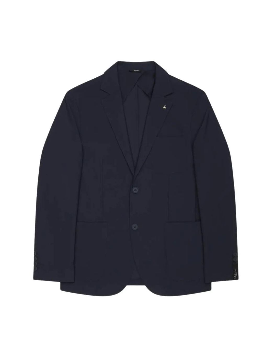 AT.P.CO Blue Notched-Lapel Single-Breasted Blazer for men