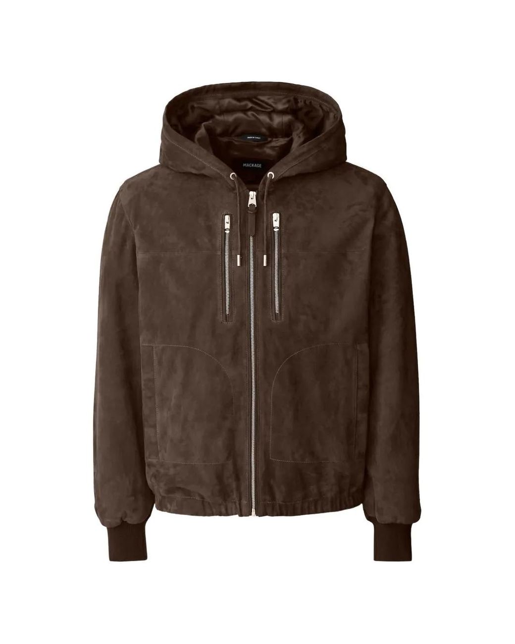 Mackage Brown Sylas Hooded Jacket for men