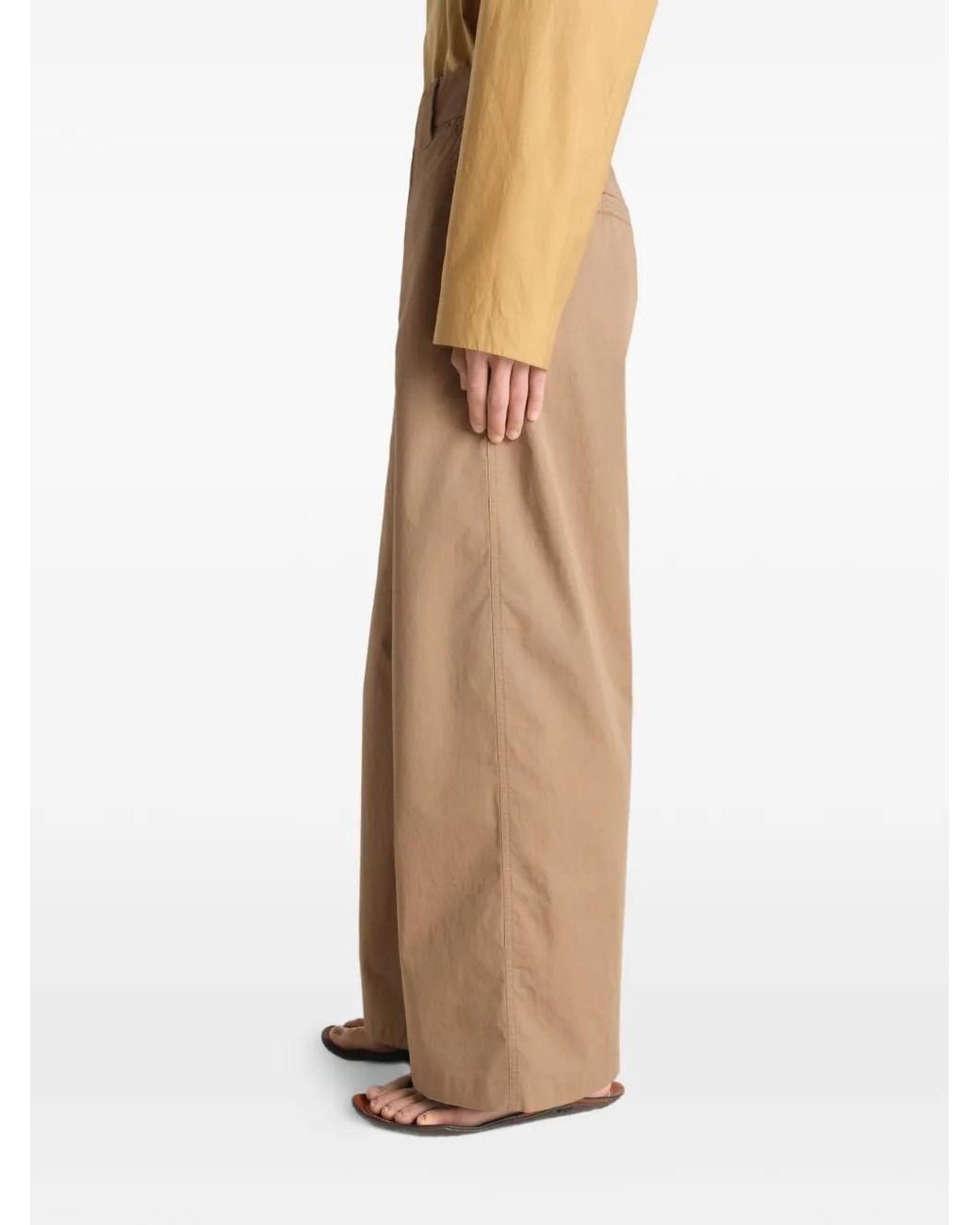 Lemaire Natural Straight Fit Pants for men