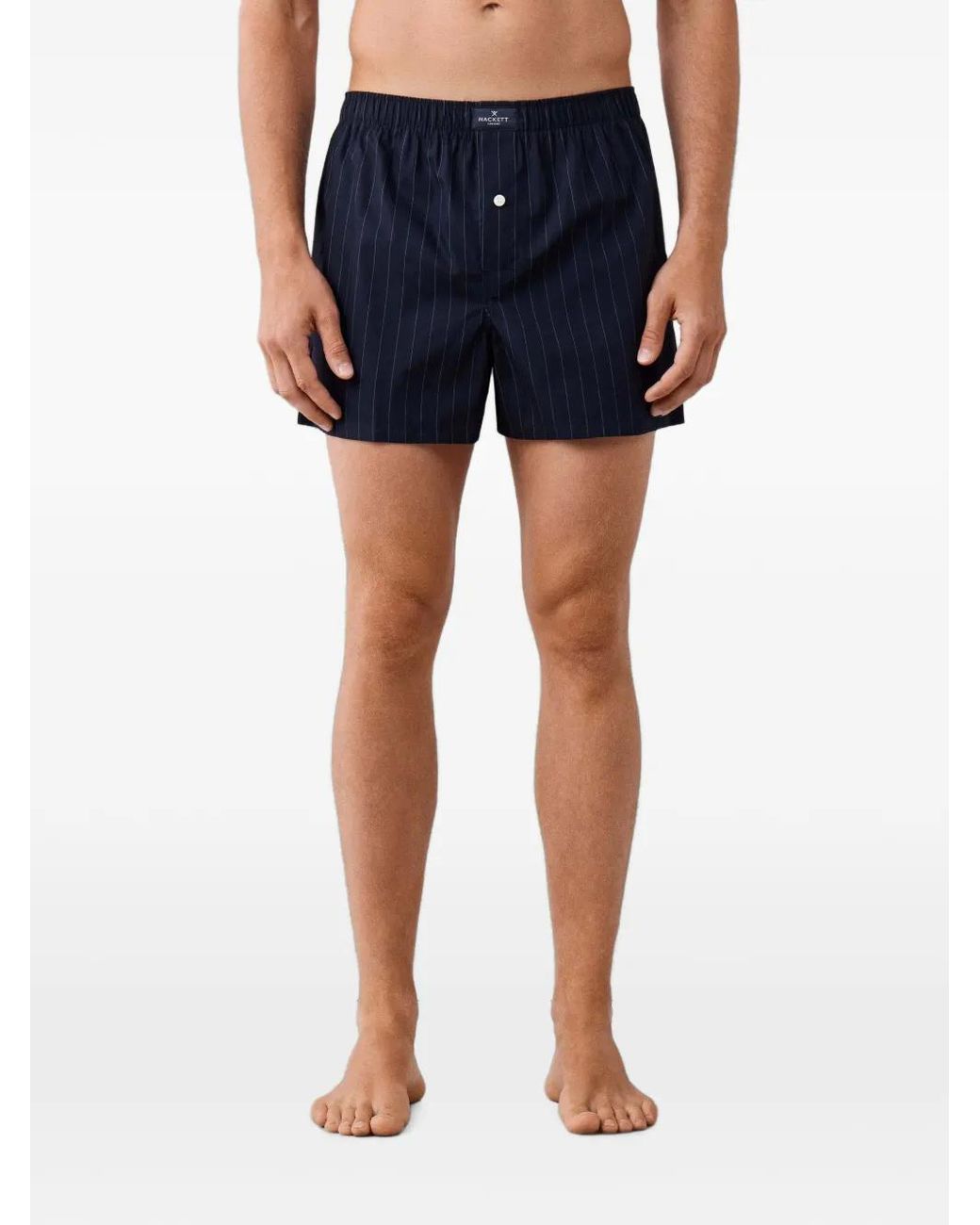 Hackett Blue Lot De Deux Boxers Harry Boxer En Coton for men