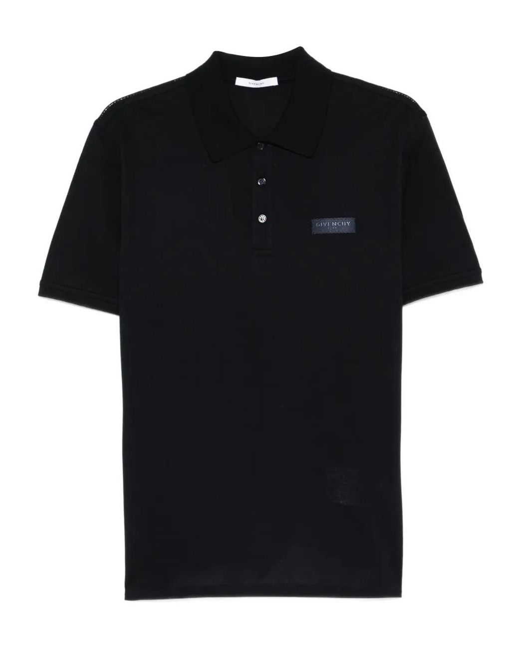 Polo En Coton Avec Paris Gros Grain Givenchy pour homme en coloris Black