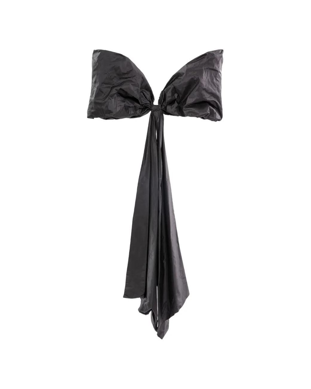 Saiid Kobeisy Oversized Cape in het Black