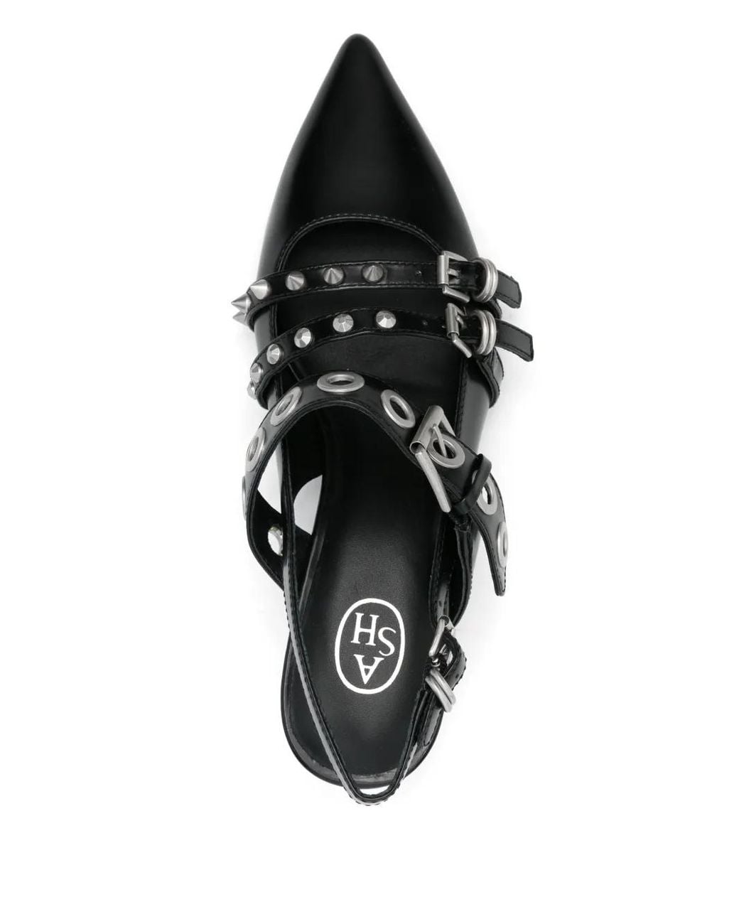 Ash Black Babel Pumps 50Mm