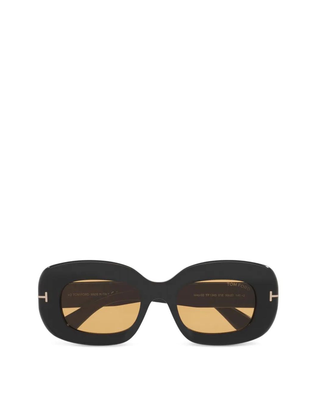 Tom Ford Black Islay-02 Rectangle-Frame Sunglasses