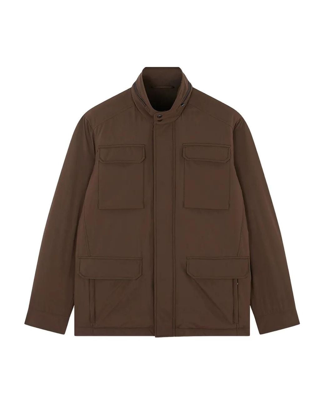 Paul & Shark Brown Typhoon Platinum Field Jacket for men