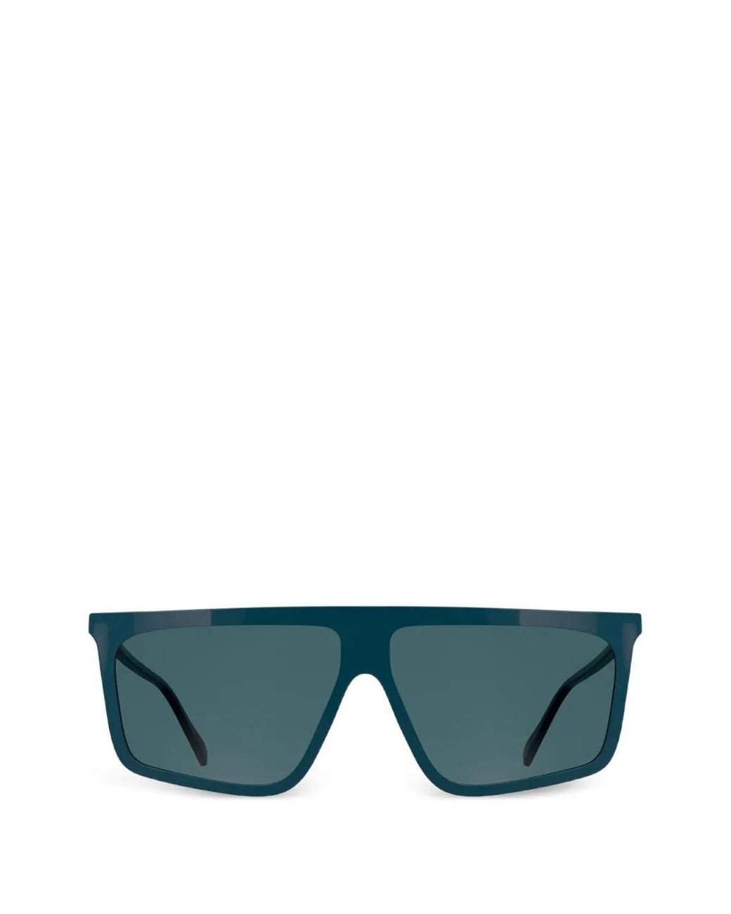 Karl Lagerfeld Green Rectangle-Frame Sunglasses for men