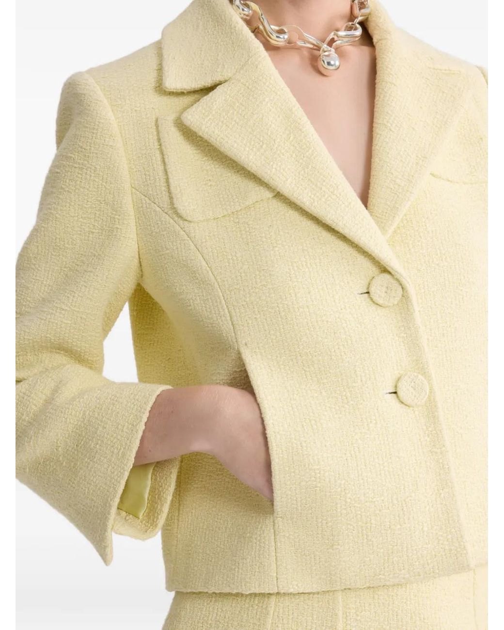 Chaqueta De Vestir Con Botones Patou de color Natural