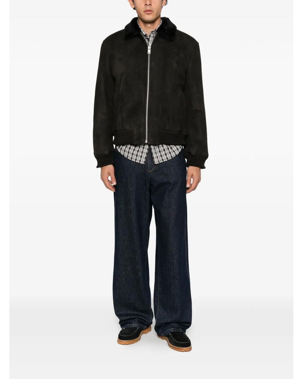 Arma Black Ugo Suede Jacket for men