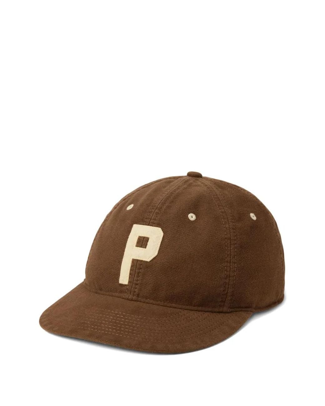 Polo Ralph Lauren Brown P-Embroidered Baseball Cap for men