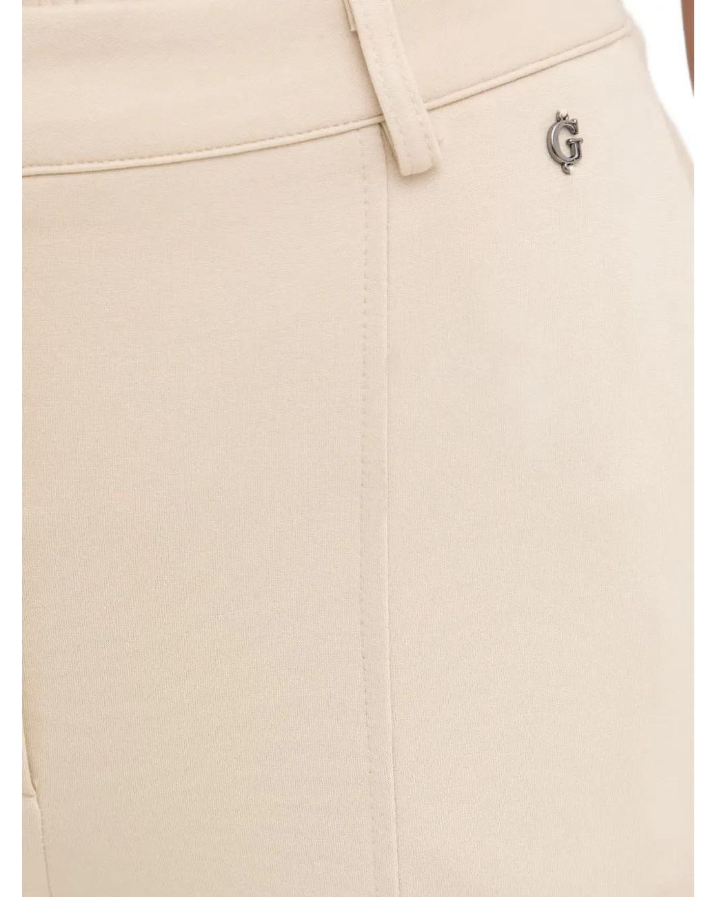 Guess Natural High-Waisted Tailored Trousers