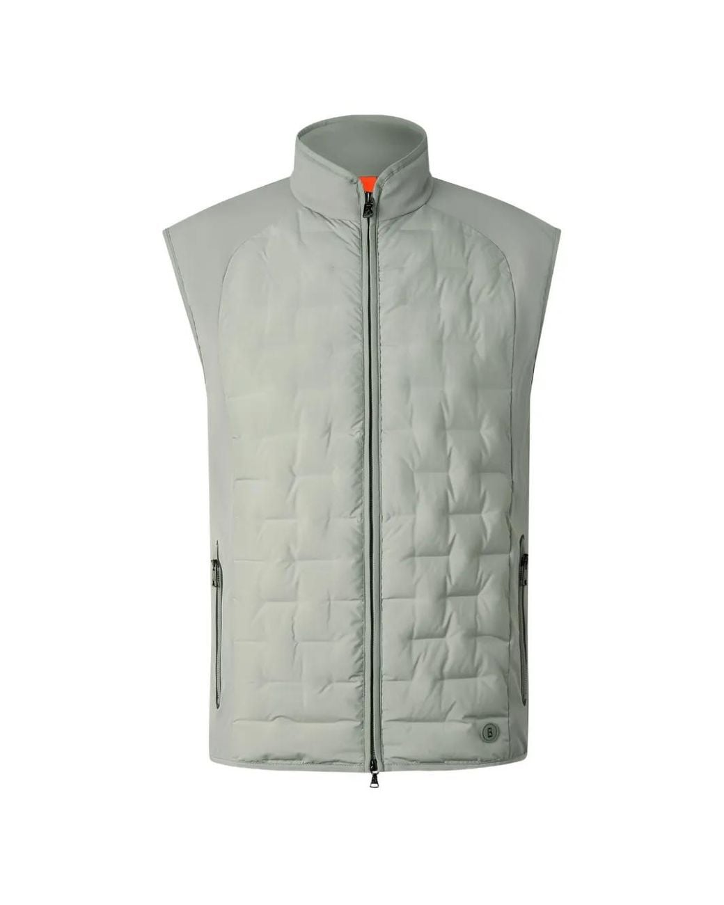 Bogner Gray Dane Quilted-Hybrid Gilet for men