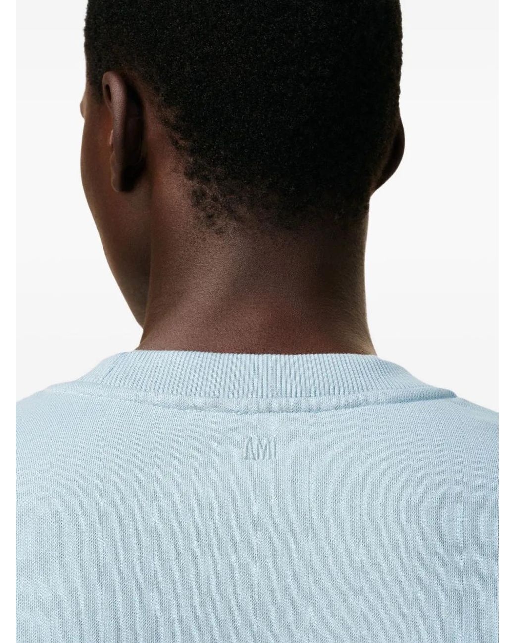 AMI Blue Sky Cotton Sweatshirt for men
