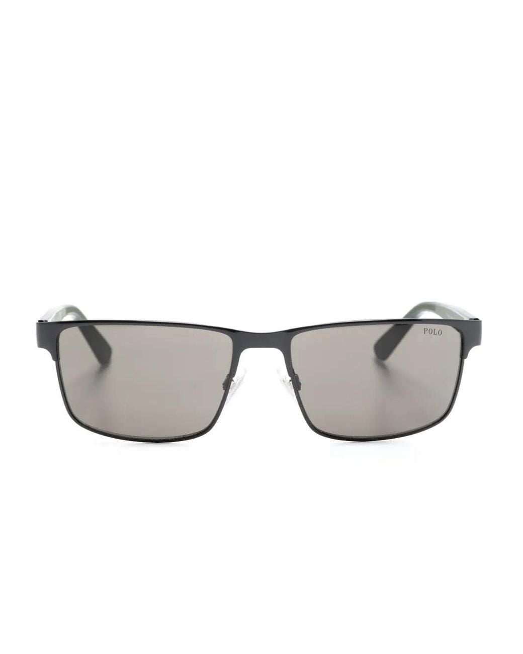 Polo Ralph Lauren Gray Ph3155 Rectangle-Frame Sunglasses for men