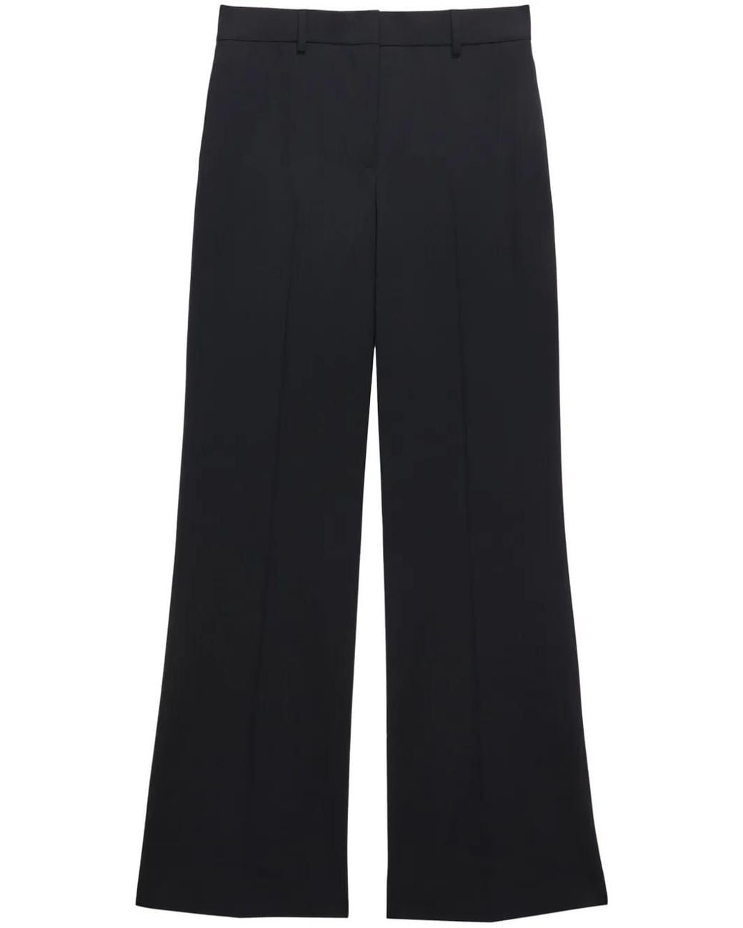 MSGM Blue Tailored Cotton Trousers