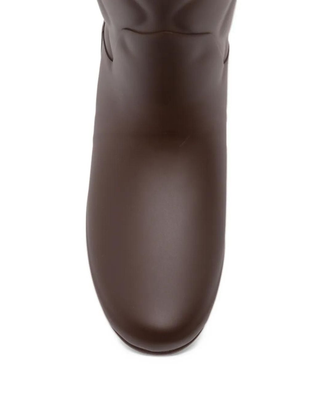 Hunter Brown Quilted Buckle-Fastening Boots