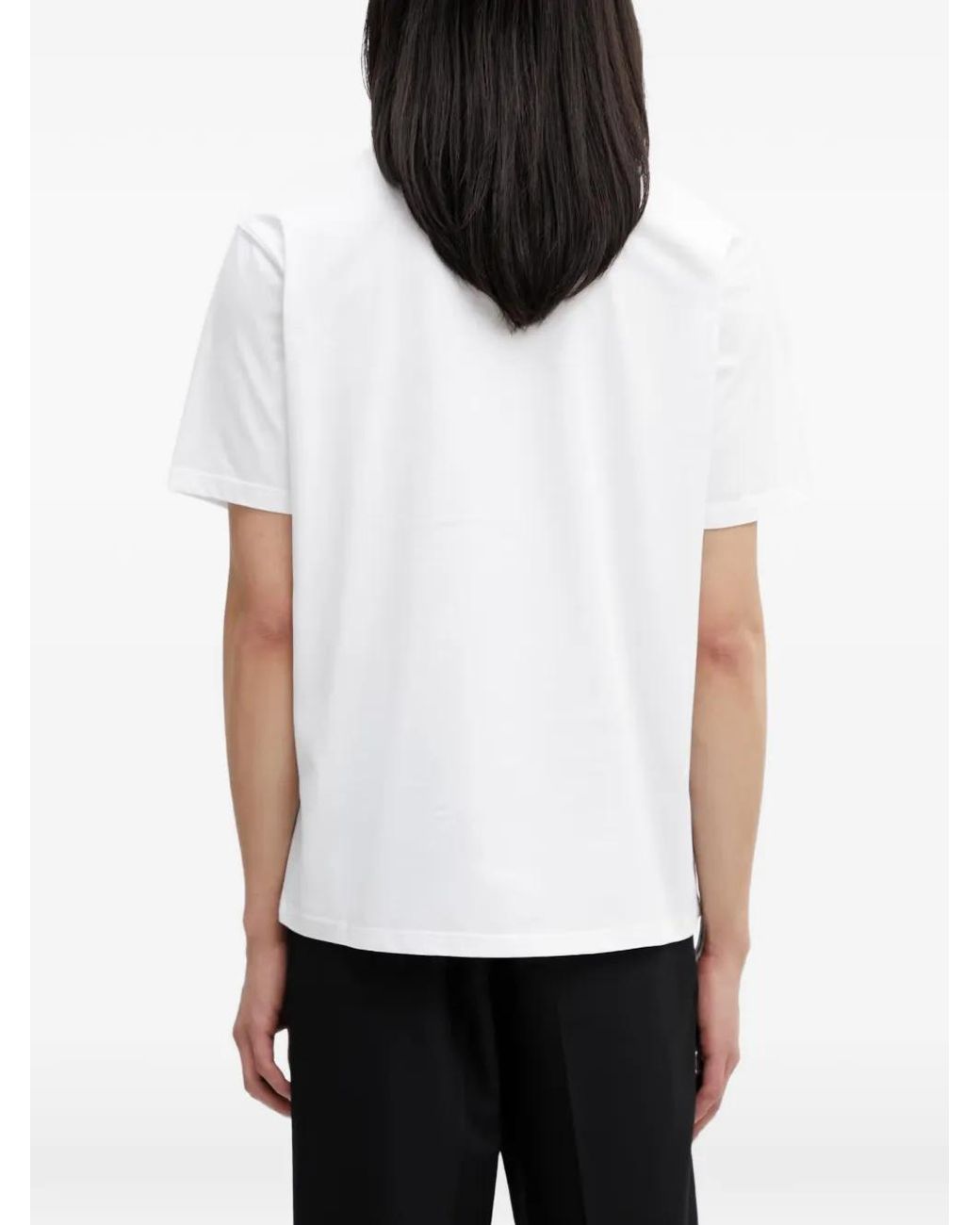 Barbour White Oversized T-Shirt for men