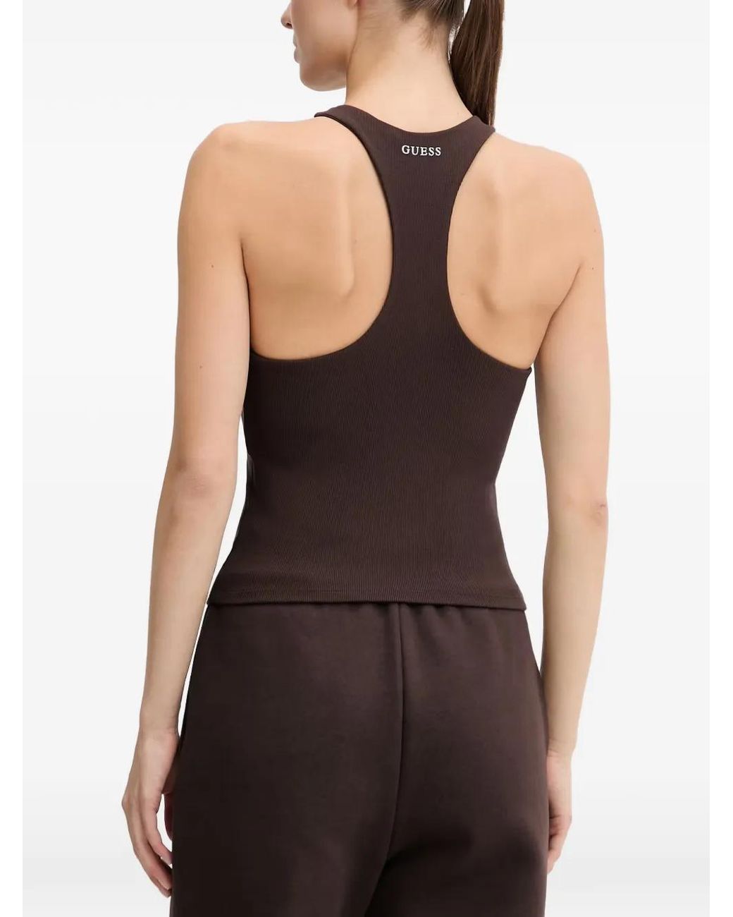 Guess Black Rib Bra Tank