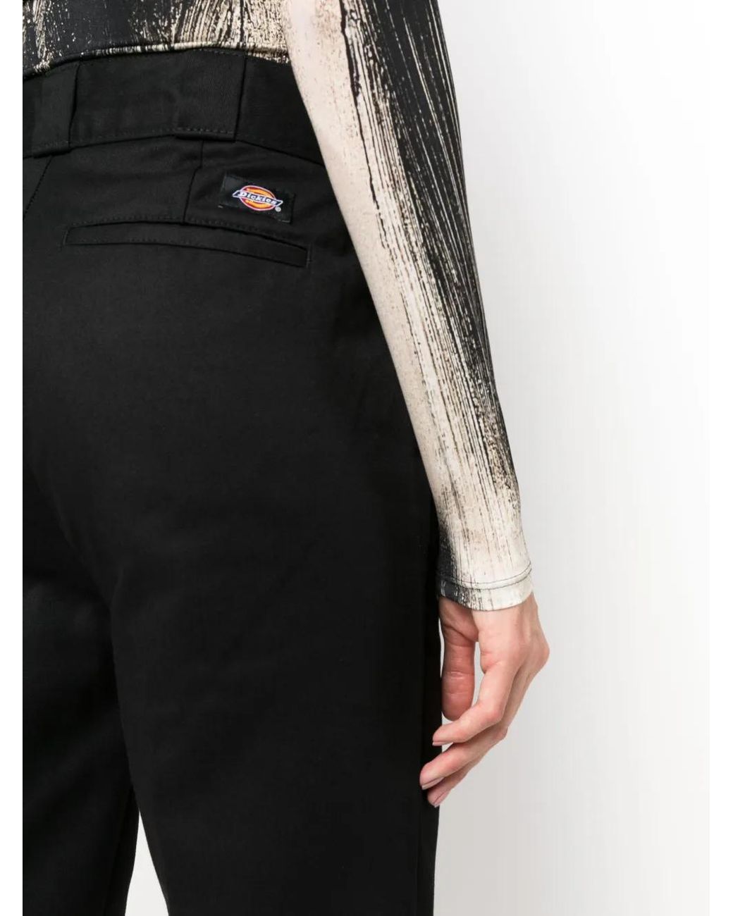 Dickies Black Elizaville Straight-Leg Twill Trousers