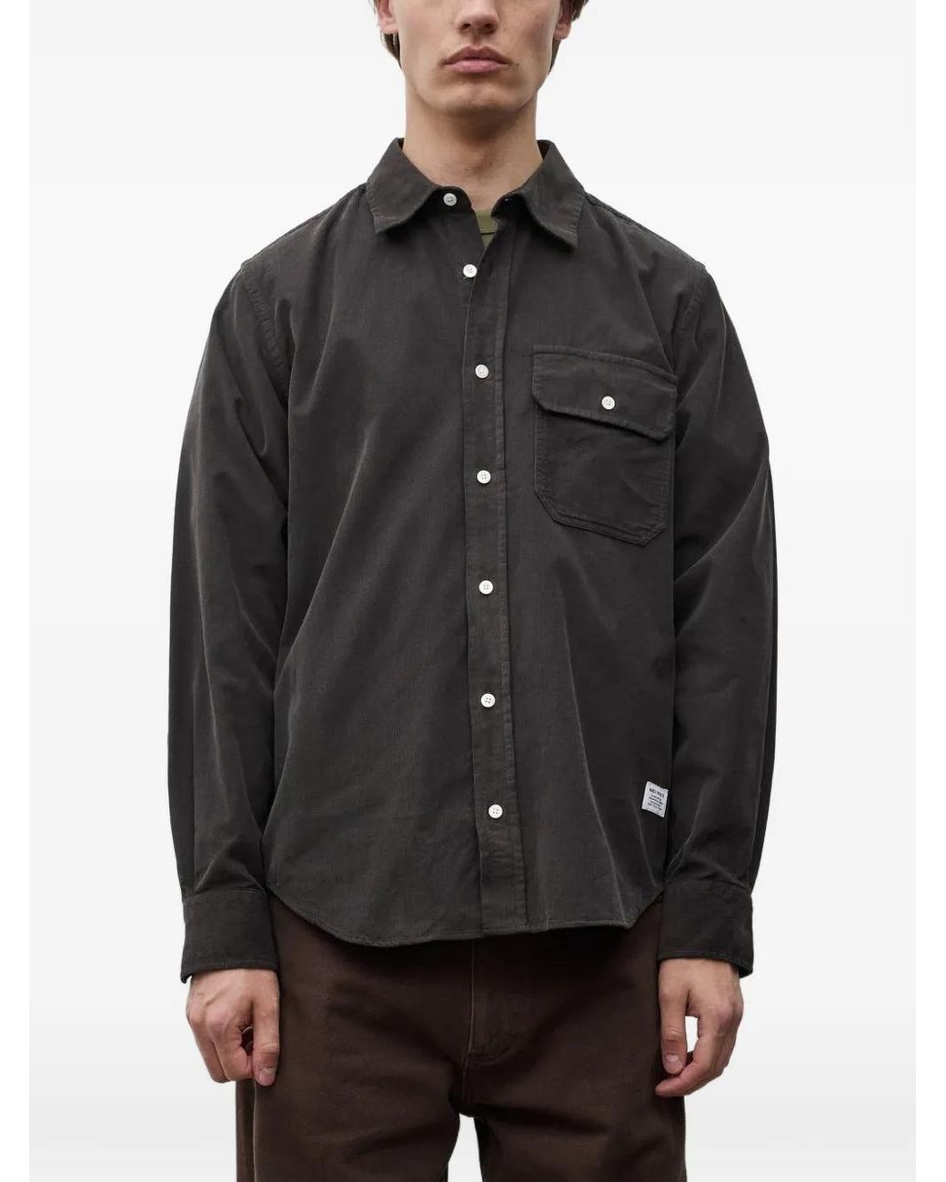 Norse Projects Black Kongshoved Relaxed-Fit Shirt for men