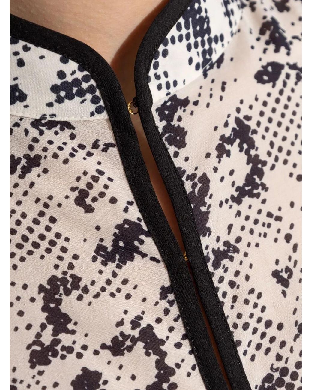 Tory Burch Natural Dress With Side Slits
