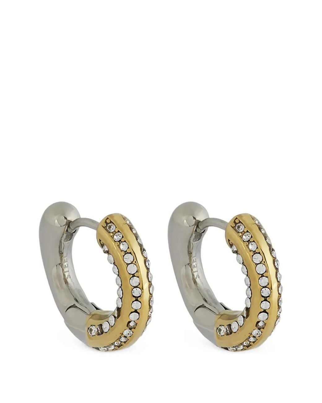 Guess Metallic Majorelle Pavé-Set Earrings