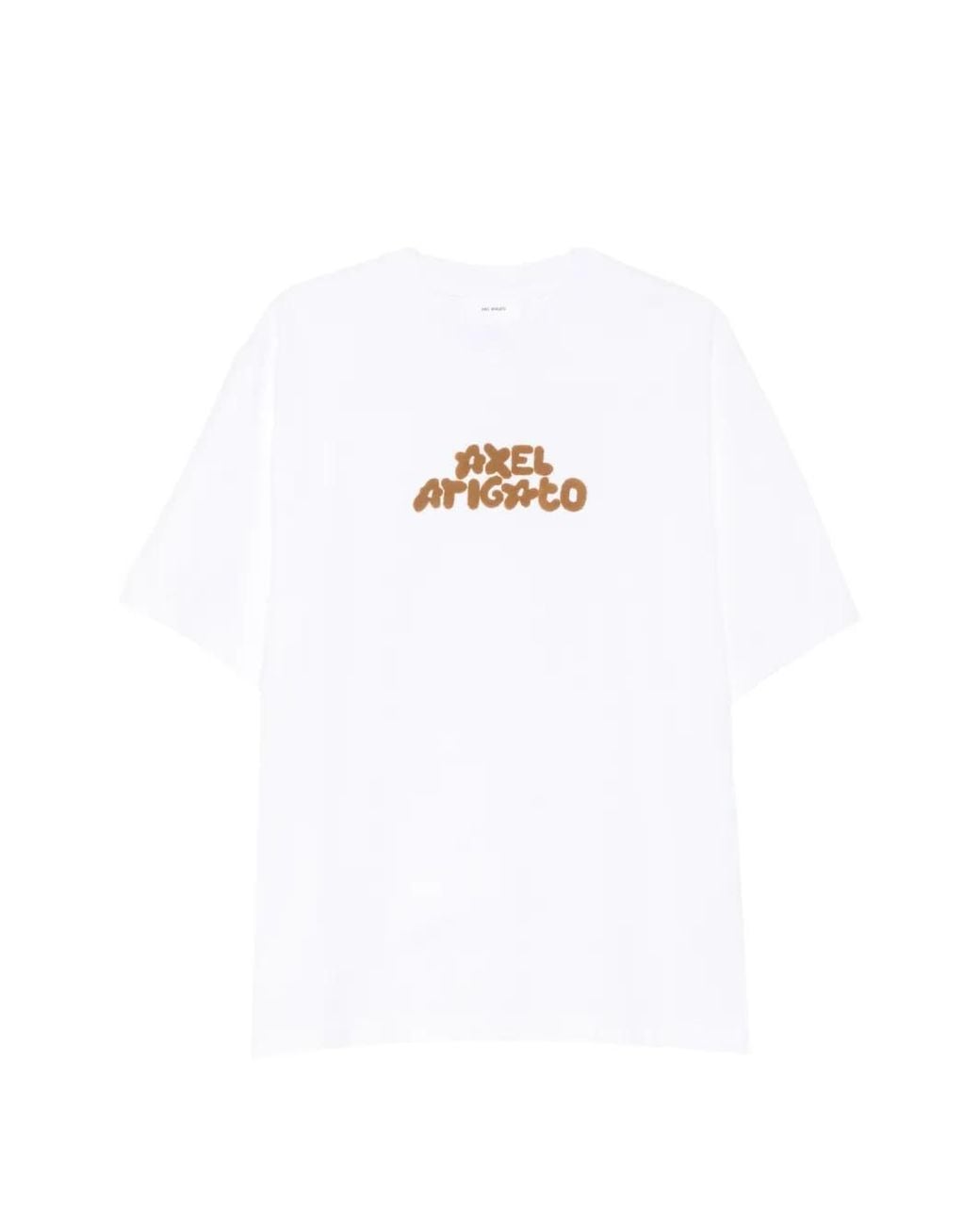 Axel Arigato White T-Shirt À Logo Brodé for men