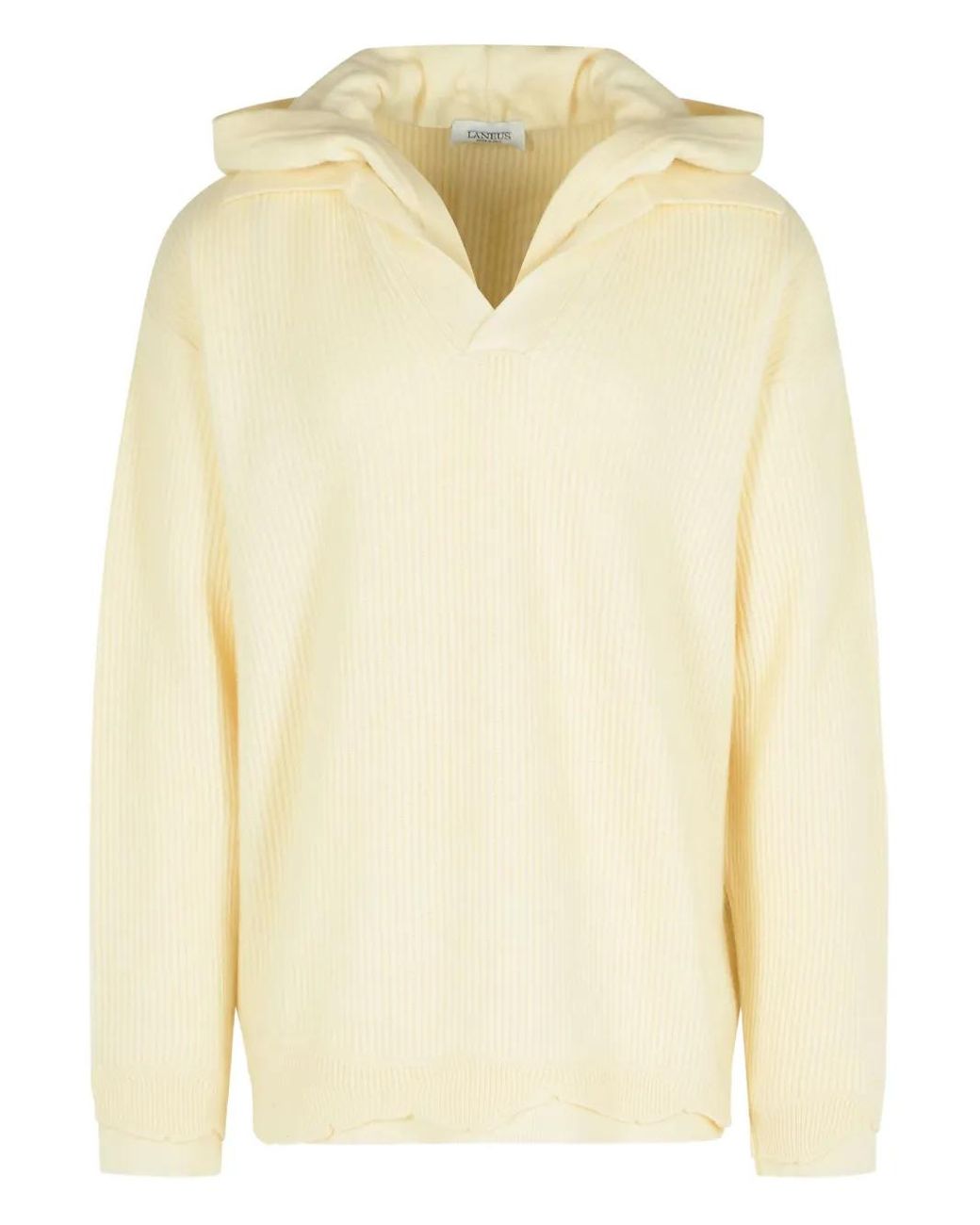 Pull Côtelé À Capuche Laneus pour homme en coloris Natural