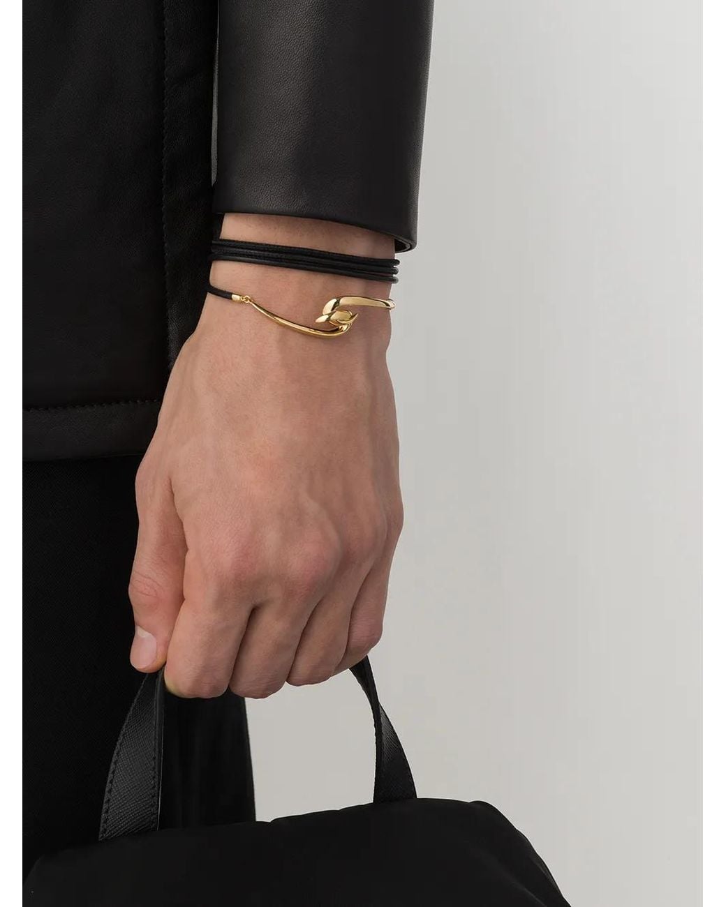 Shaun Leane Black Hook Wrap Bracelet