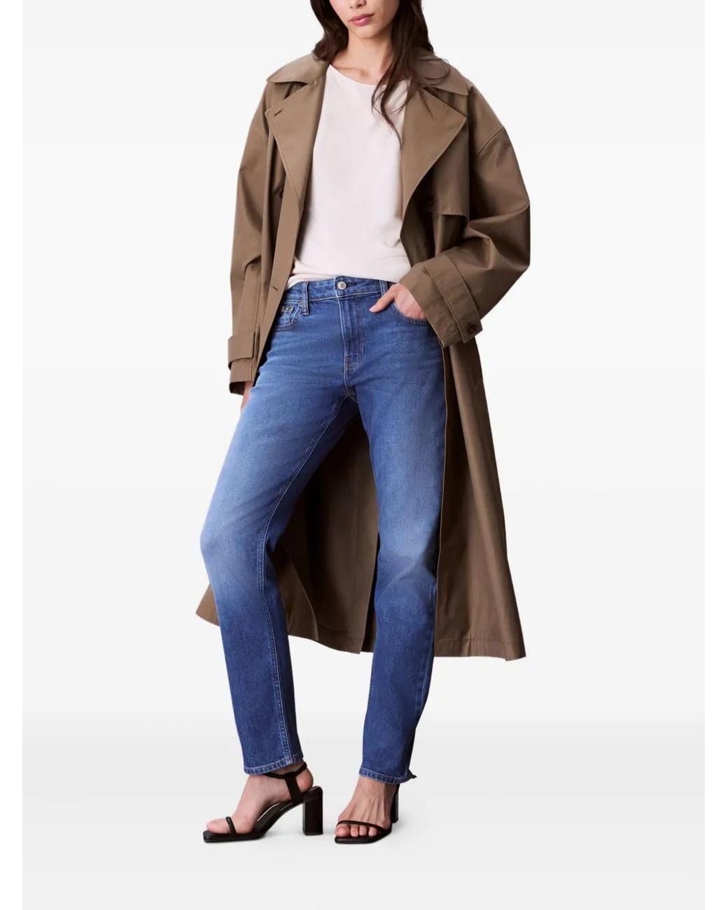 Calvin Klein Blue Logo Jeans