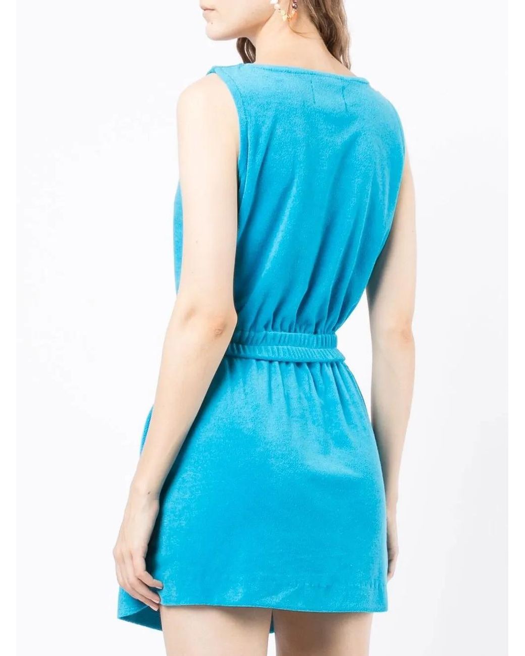Bambah Mouwloze Top in het Blue