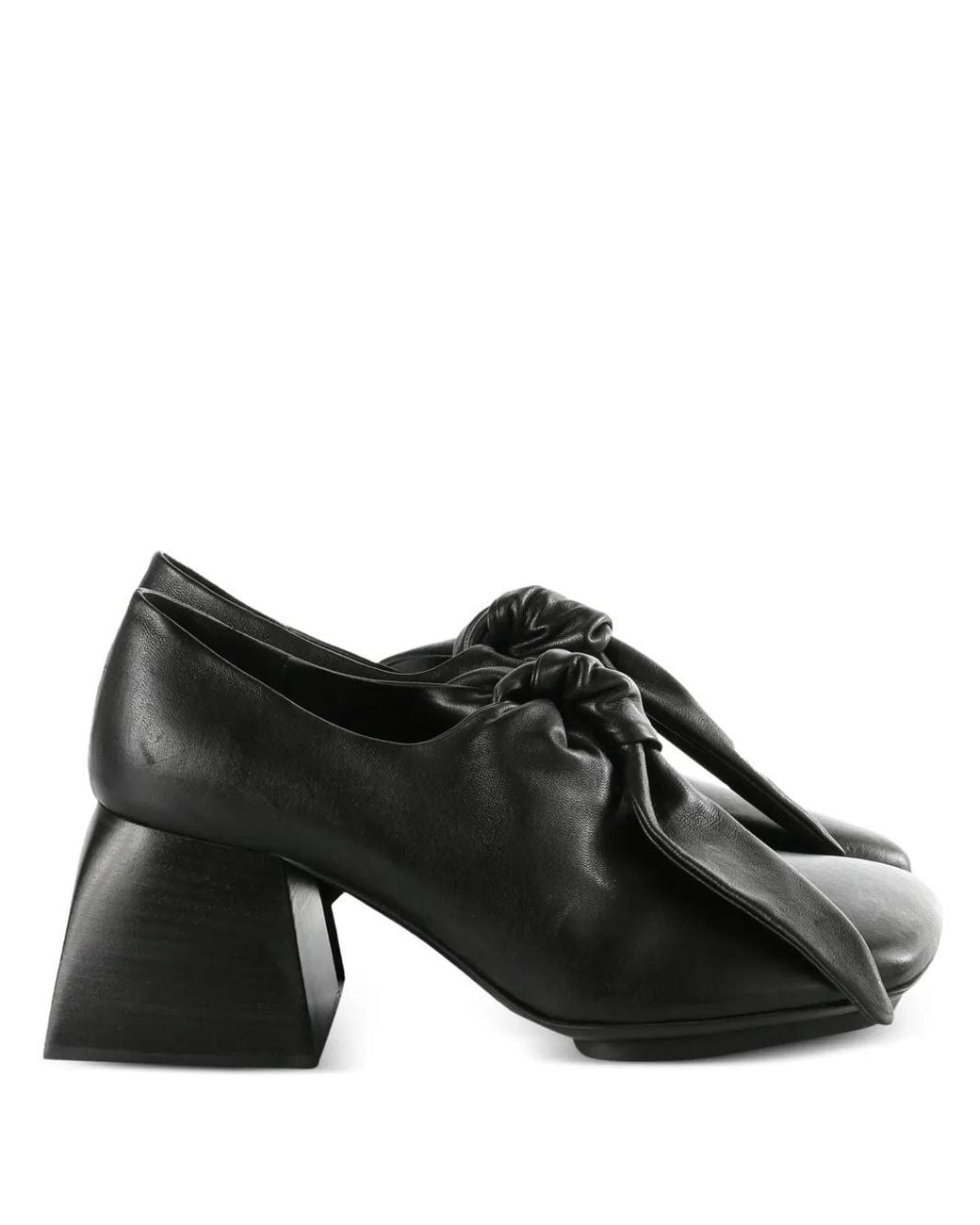 Mules À Bout Carré Uma Wang en coloris Black