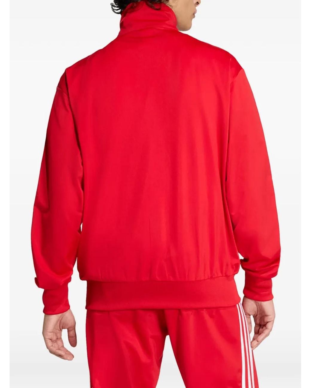Adidas Red Veste De Survêtement Firebird À Trois Bandes for men