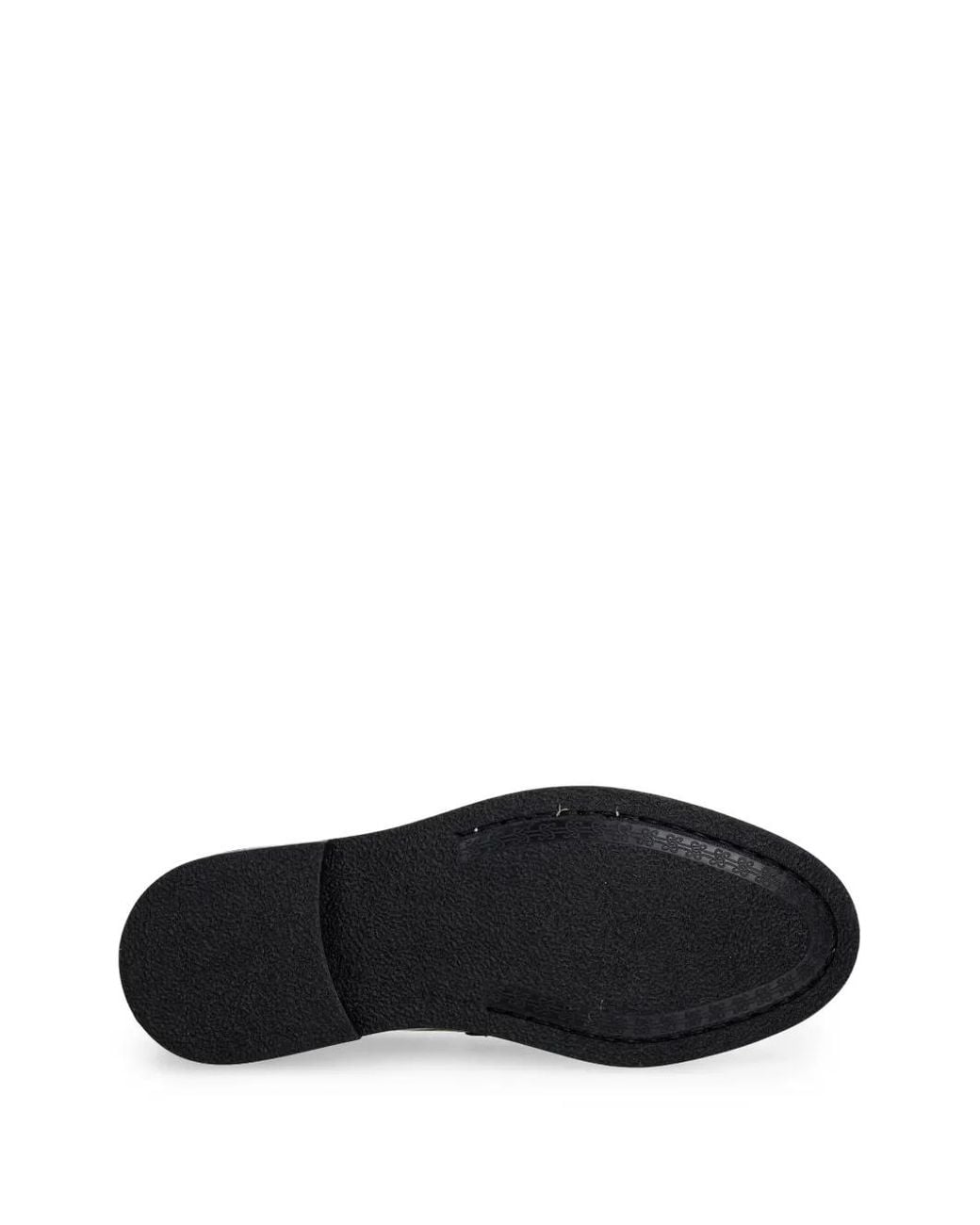 Filling Pieces White Panier Woven Horsebit Loafers for men
