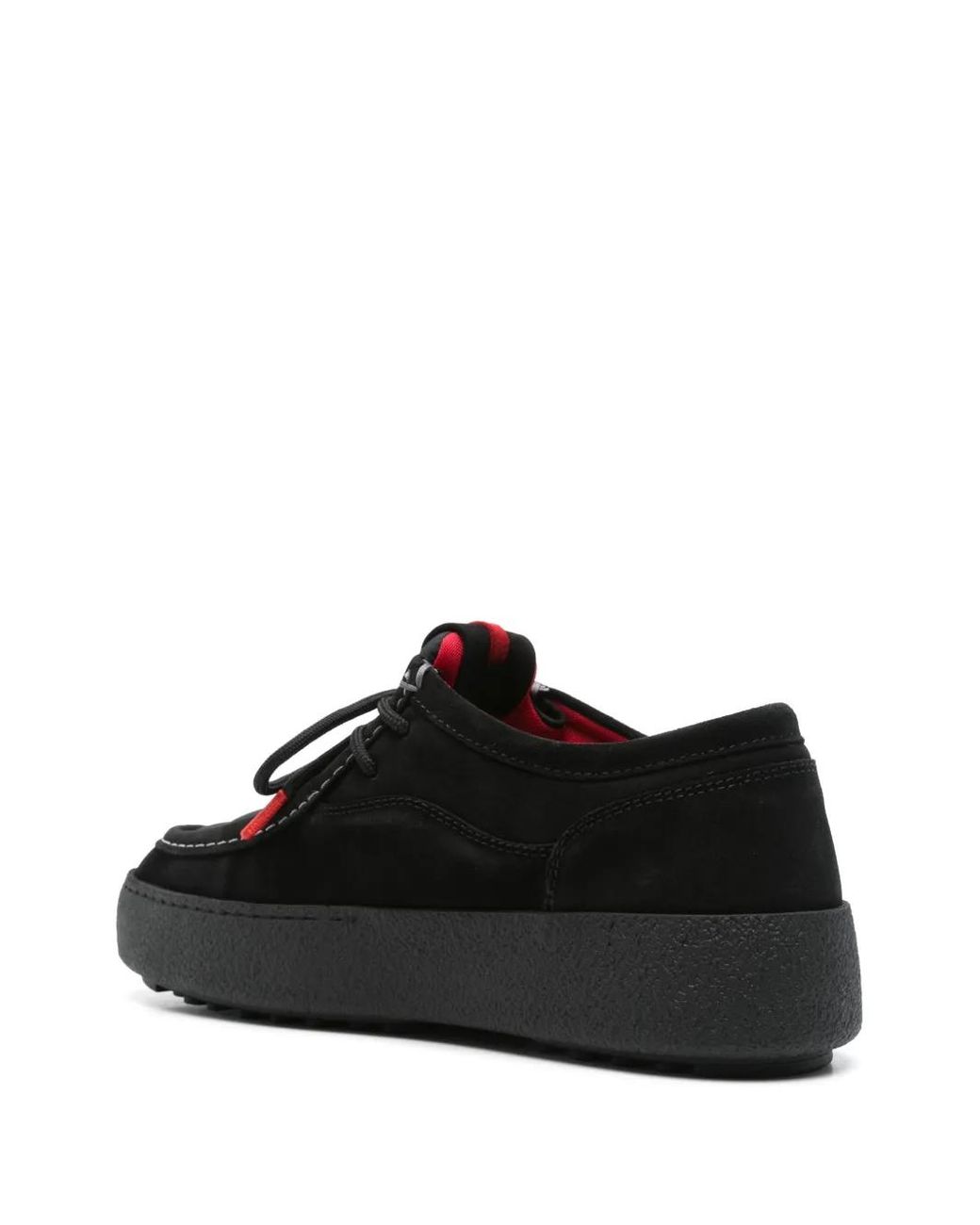 Moon Boot Black Mtrack Derby Shoes for men