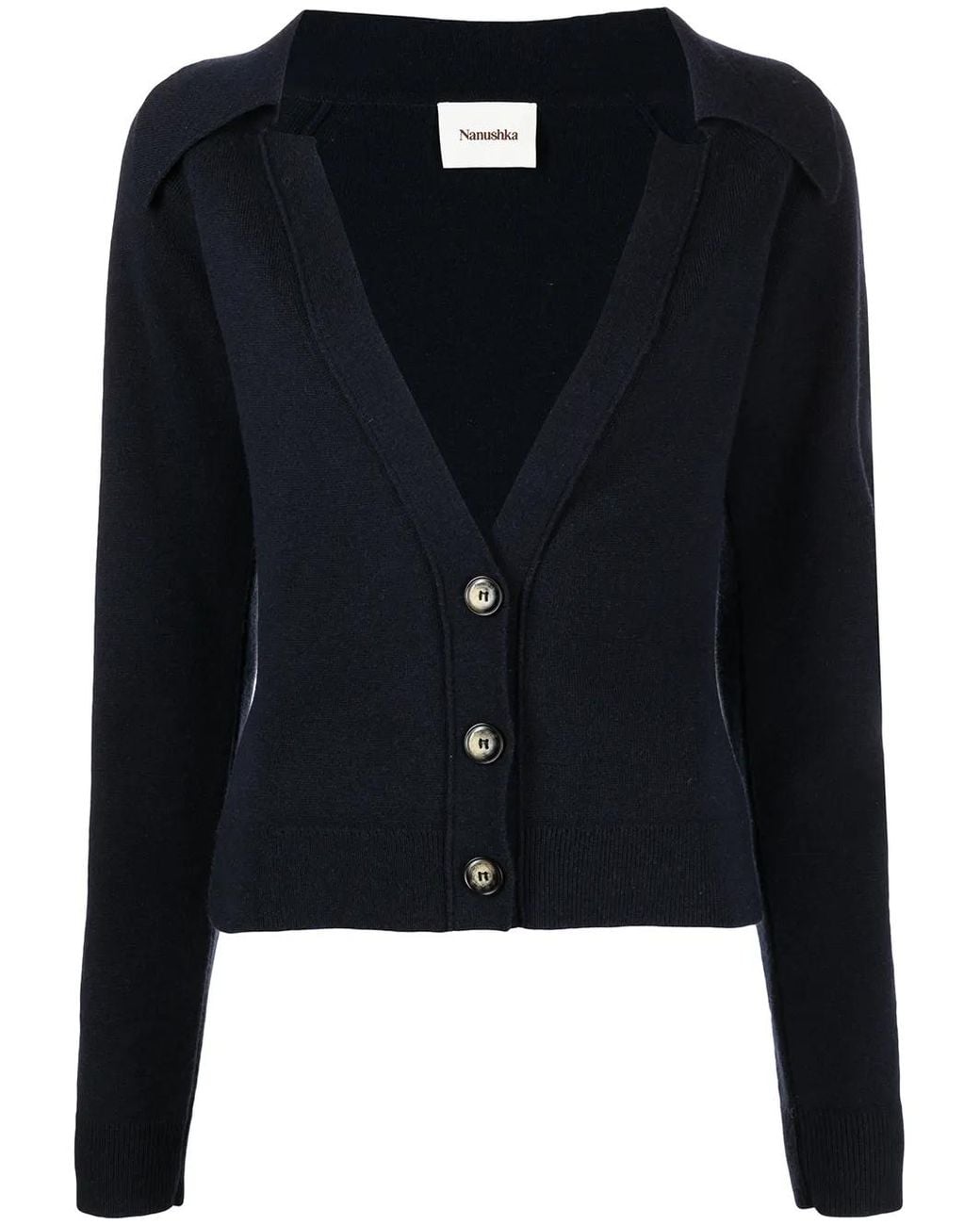 Nanushka Blue Jodi Cardigan