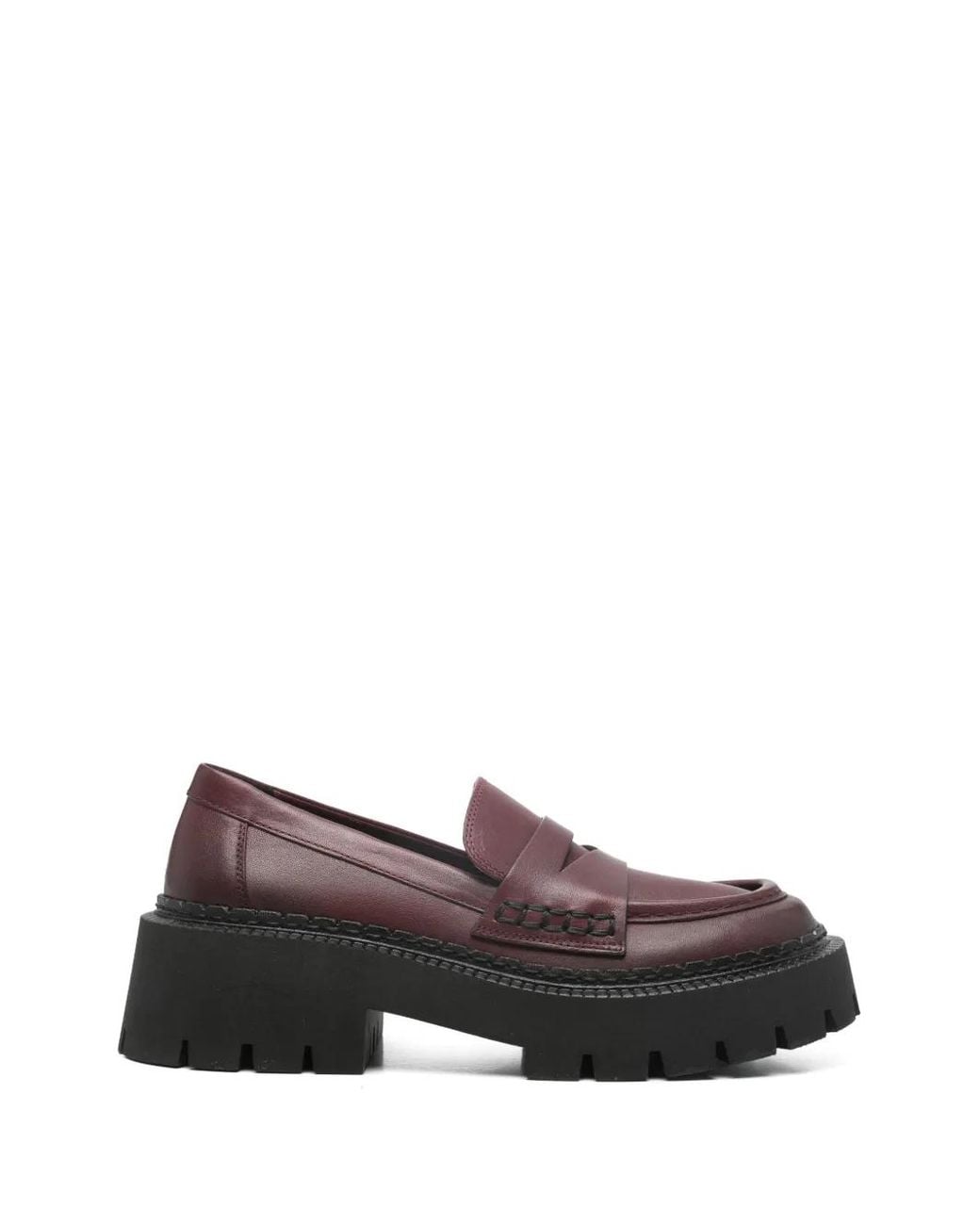 Vic Matié Brown Mocassins À Plateforme