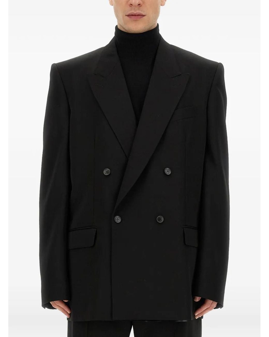 Balenciaga Black Regular Fit Jacket for men