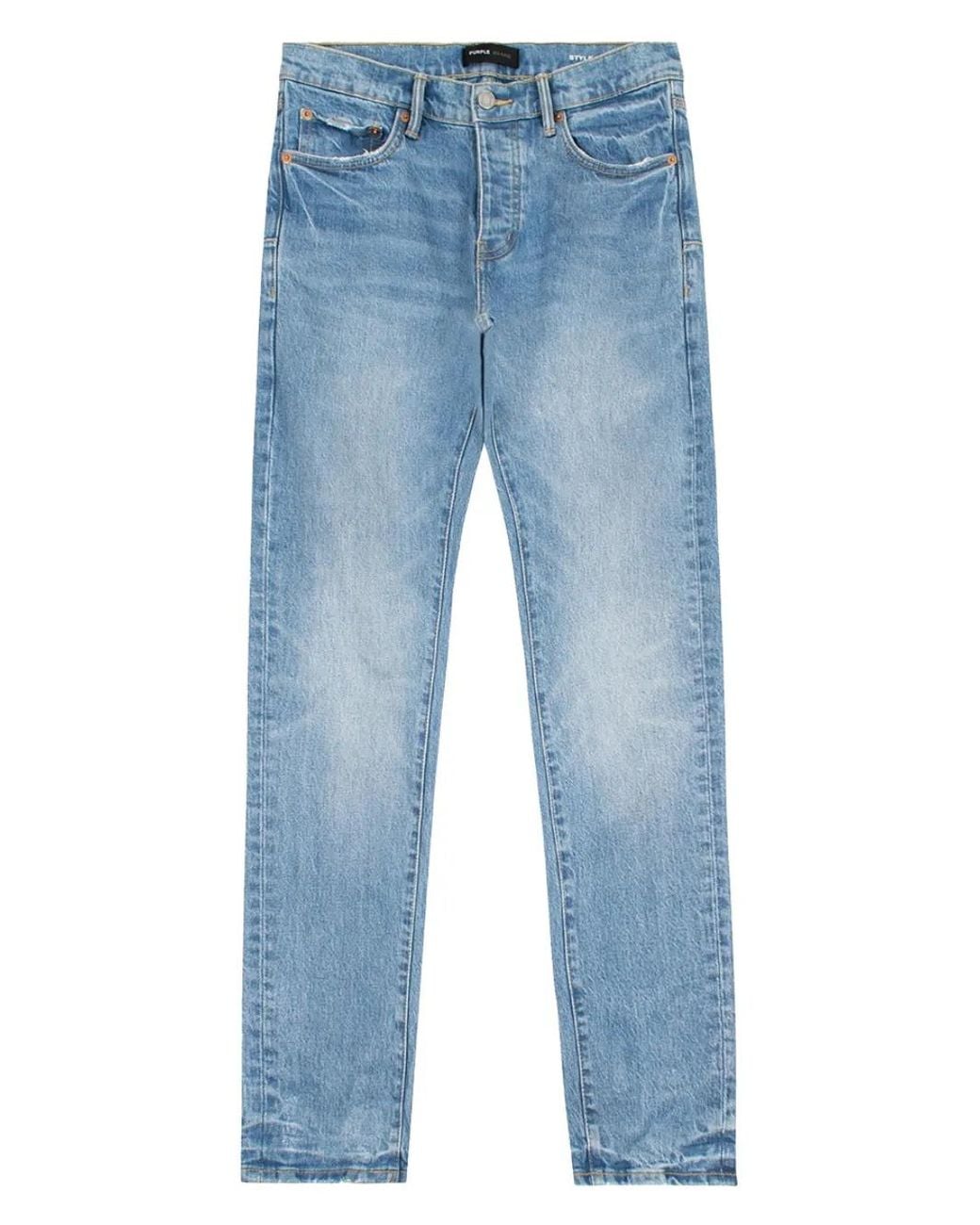 Purple Brand Blue P001 Five-Pocket Jeans for men