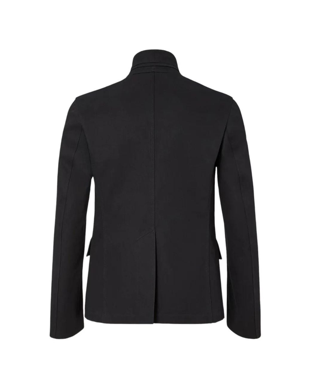 Fendi Black Veste À Col Montant for men