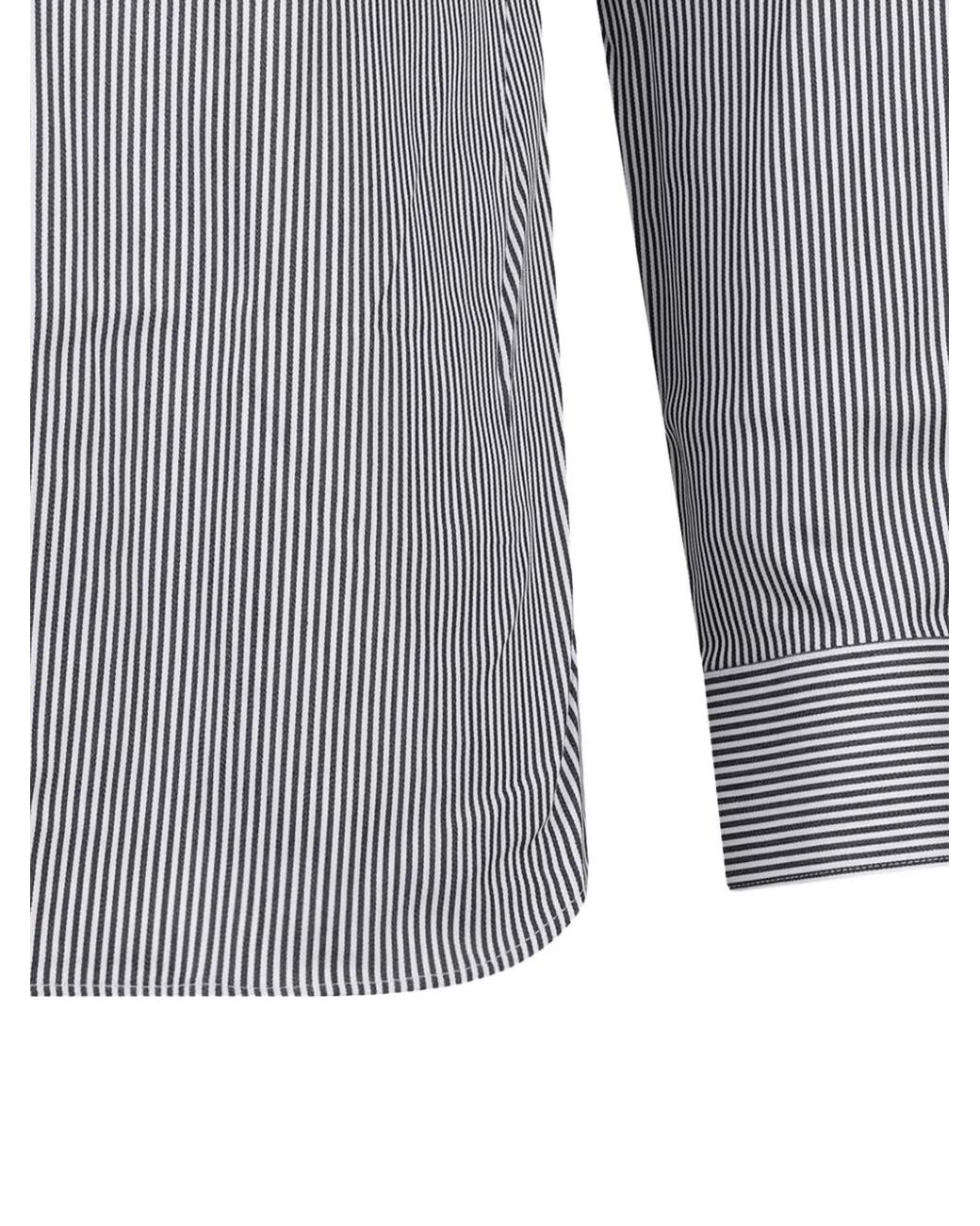 SELECTED Blue Striped Shirt for men
