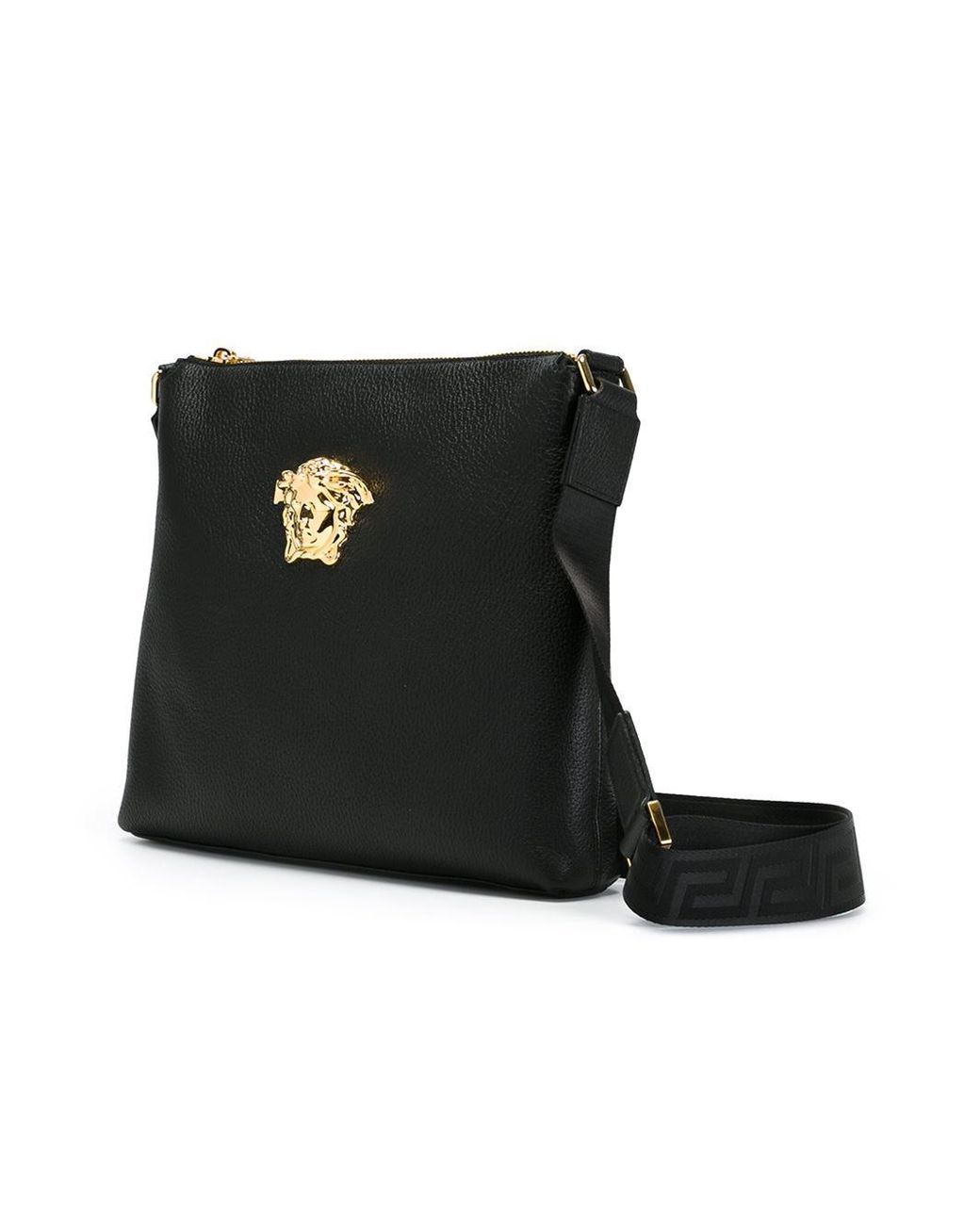 Versace Medusa Messenger Bag in Black for Men Lyst UK