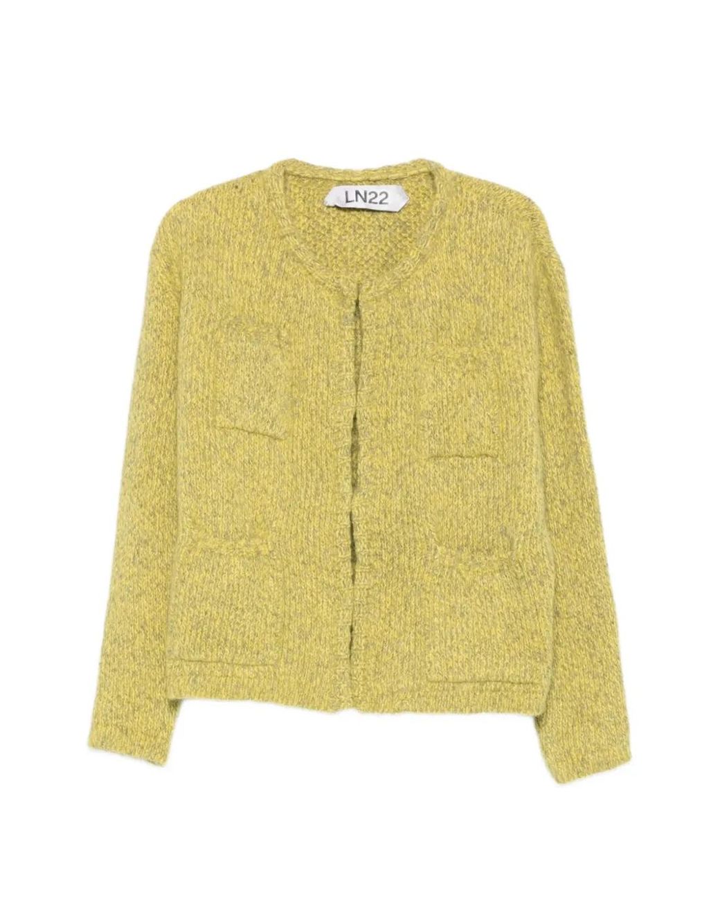 LN22 Yellow Knit Cardigan