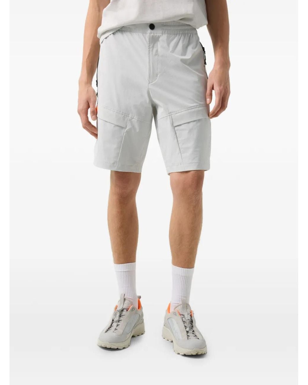 Bogner Fire + Ice Gray Caleb Ripstop Shorts for men